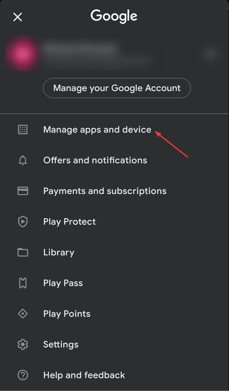 Manage apps and device