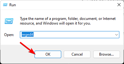Regedit w11