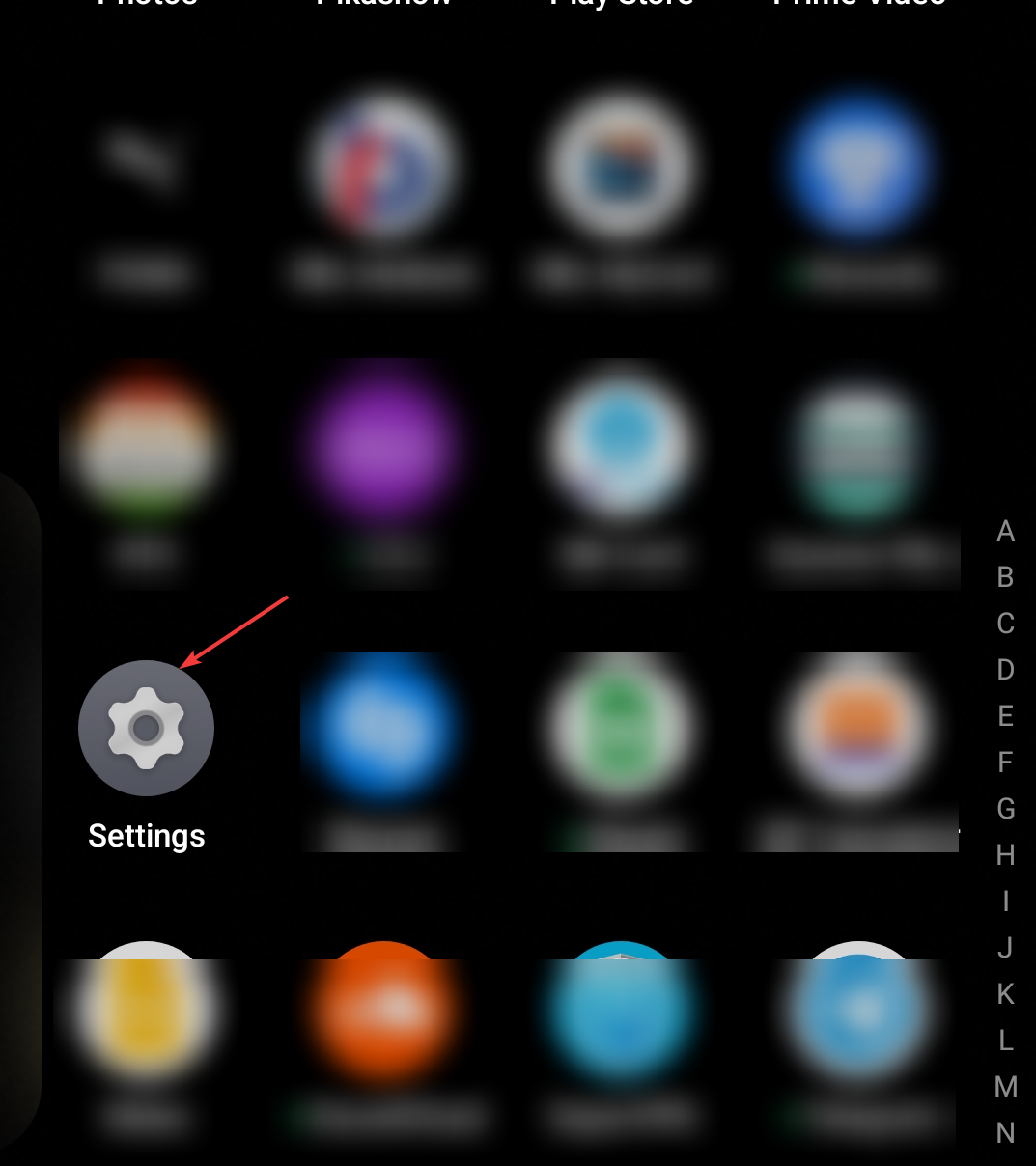 Applicazione Impostazioni Android