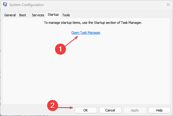 open task manager