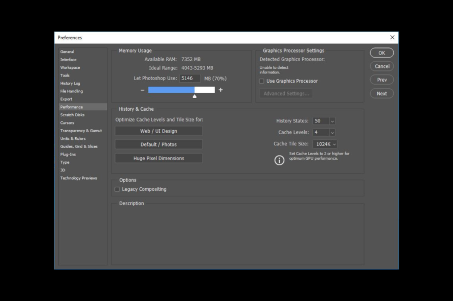 photoshop not using gpu