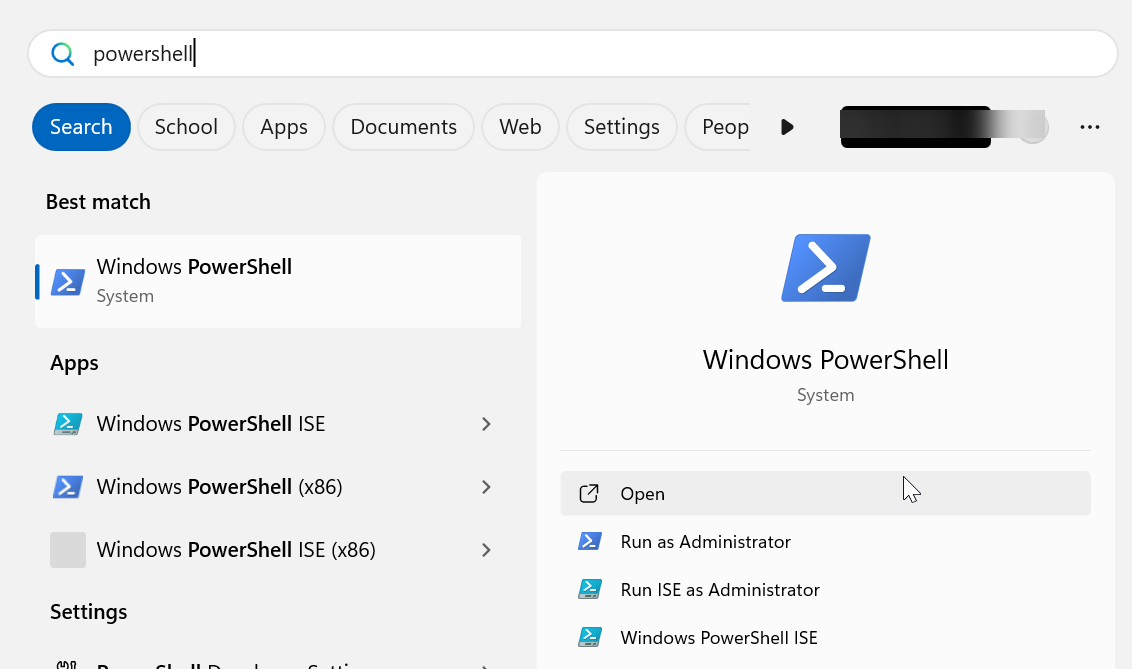 windows powershell