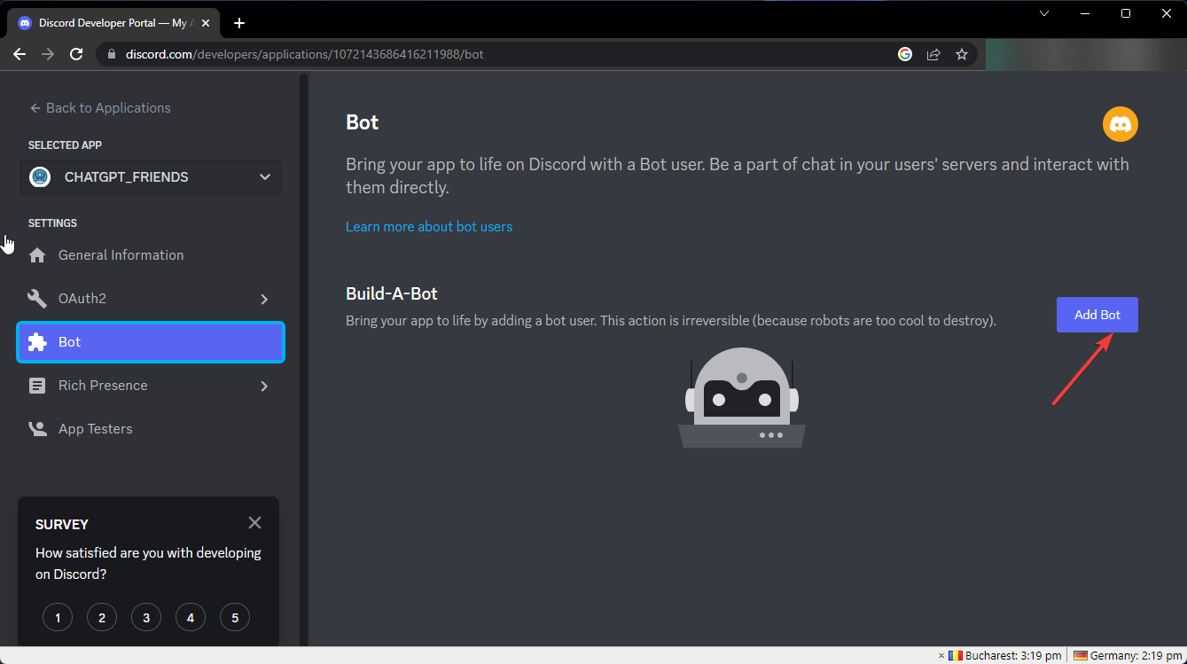 Add BOT