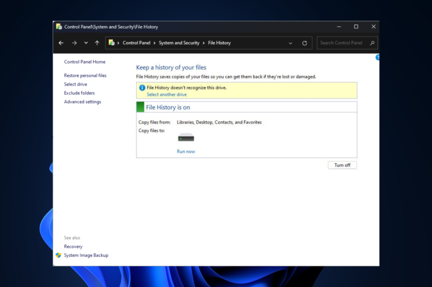 File History Doesn't Recognize This Drive How to Fix It