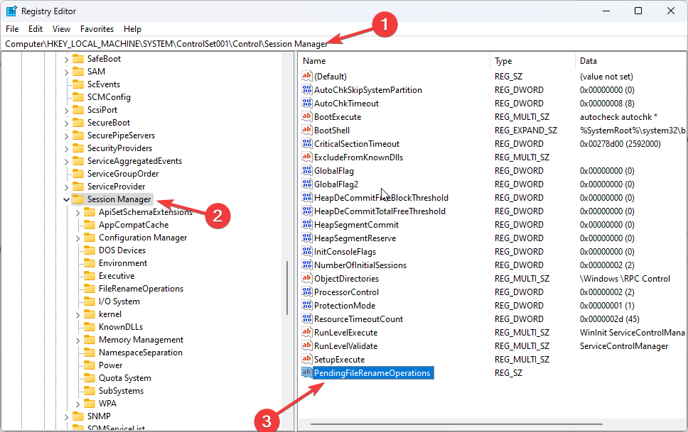 PendingFileRenameOperations- a windows reboot is pending from a previous installation