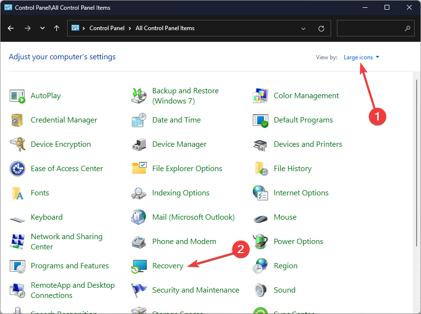 Recovery Control Panel- version.dll