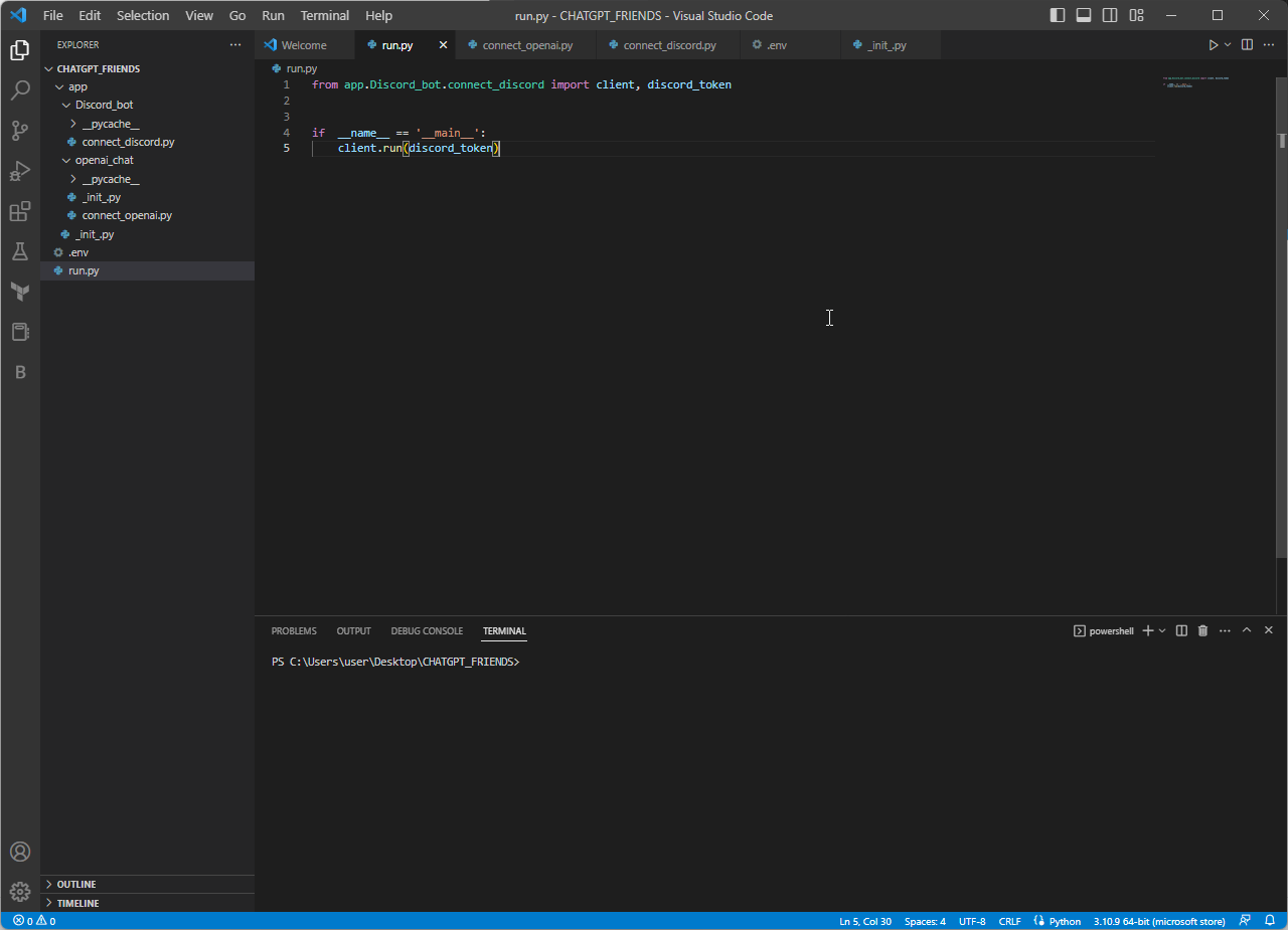 Runpy file