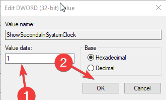 Value data change
