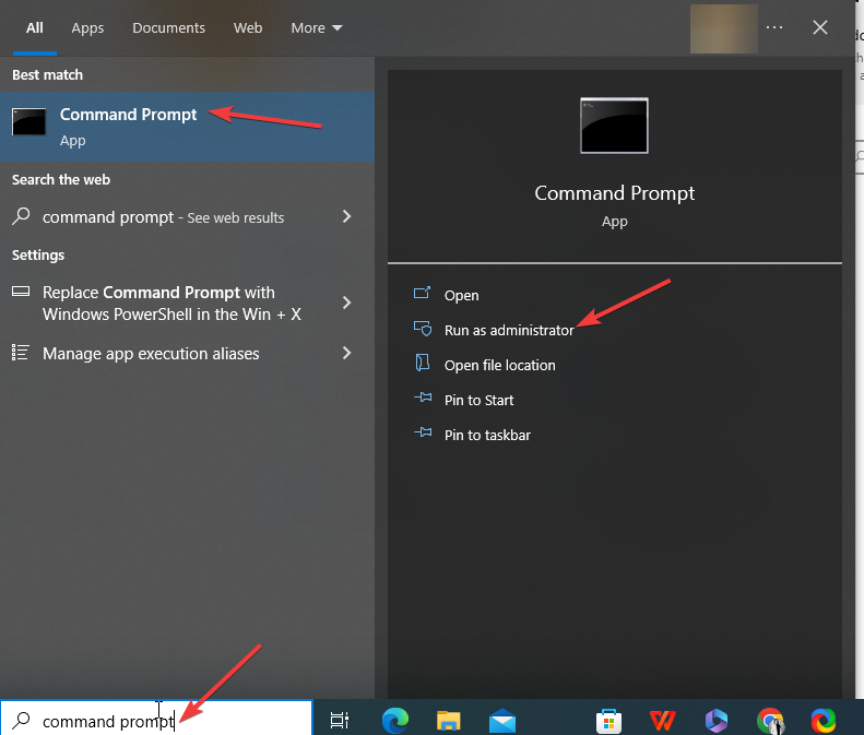 COmmand Prompt Windows 10