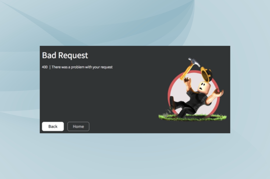 fix there was a problem with your request on roblox in Windows