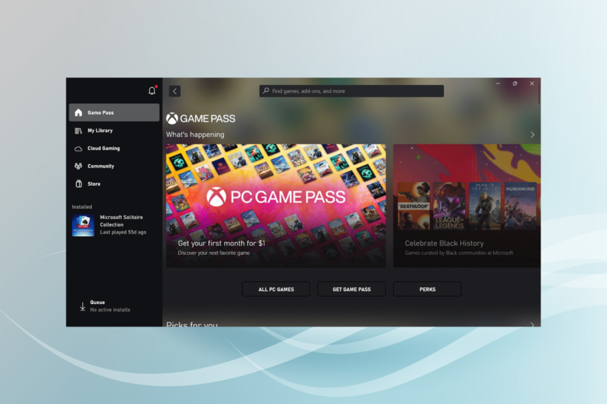 fix it when Xbox app is not downloading games on Windows 11