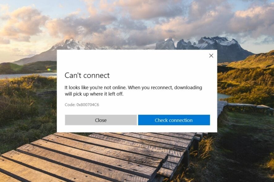 0x800704C6