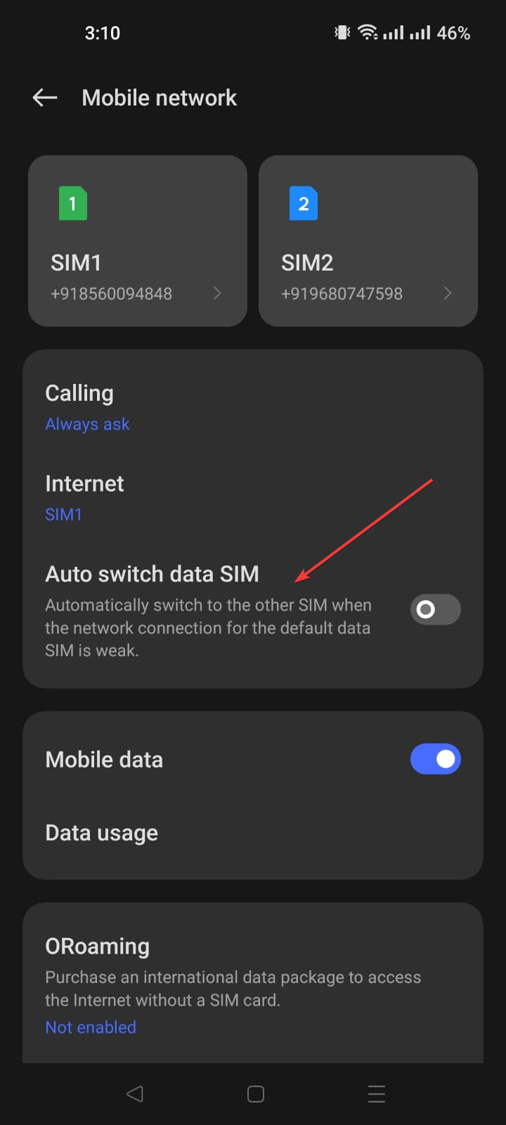 Auto switch
