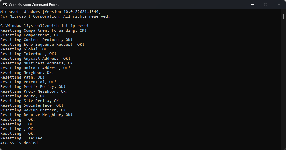 CMD netsh name resolution for the name wpad timed out