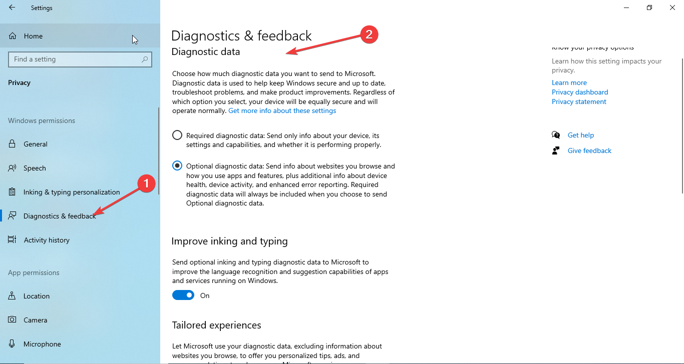 Diagnostic Data