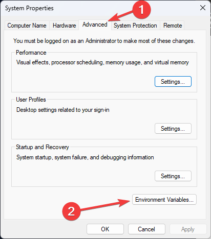 Environment Variables