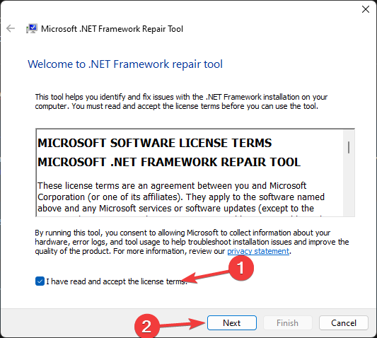 Next Framework Setup could not download the file