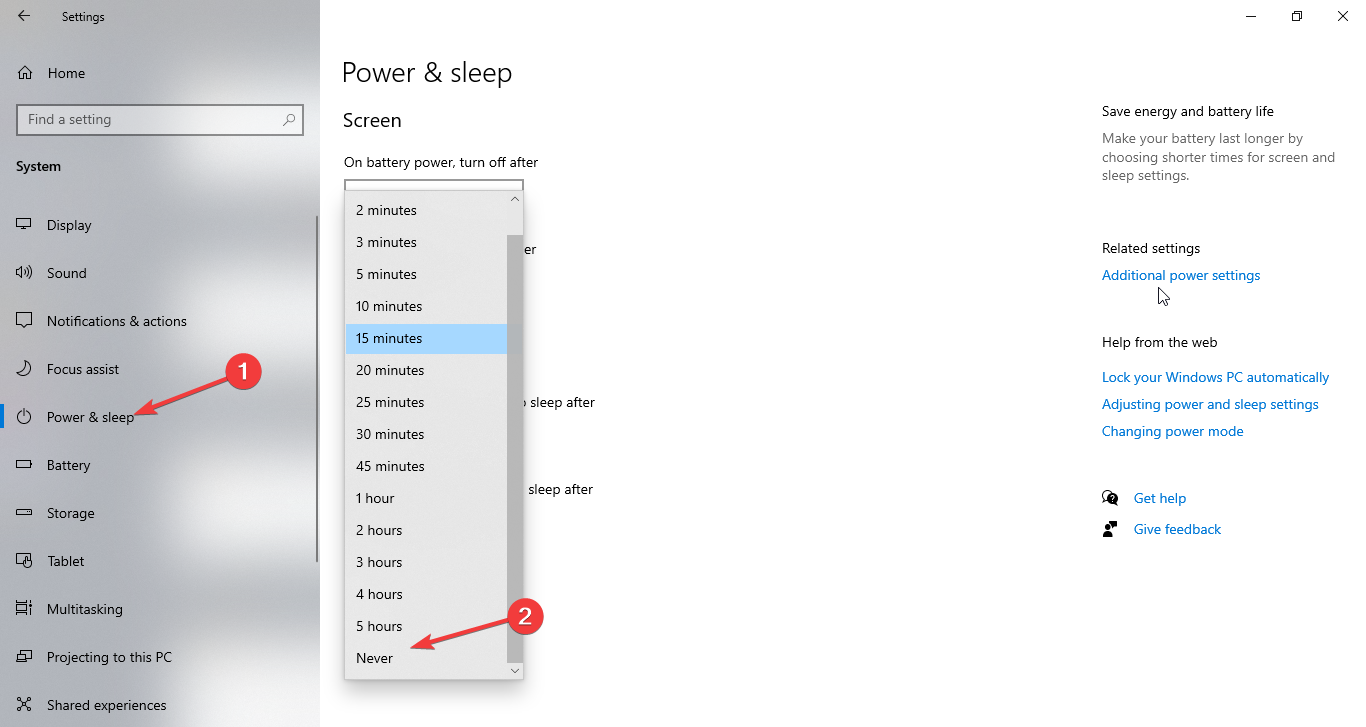 Power & Sleep