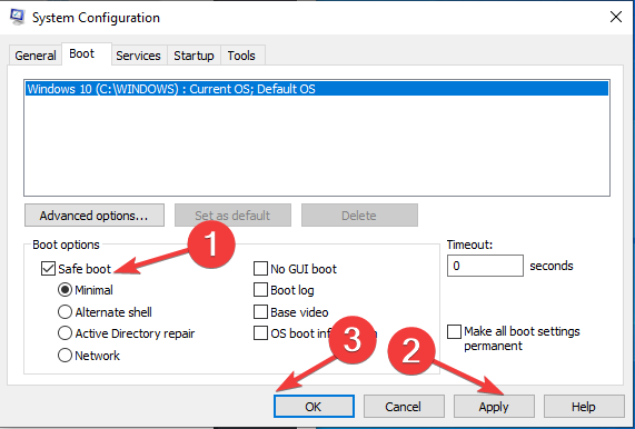Arranque seguro Mínimo cómo desfragmentar Windows 10