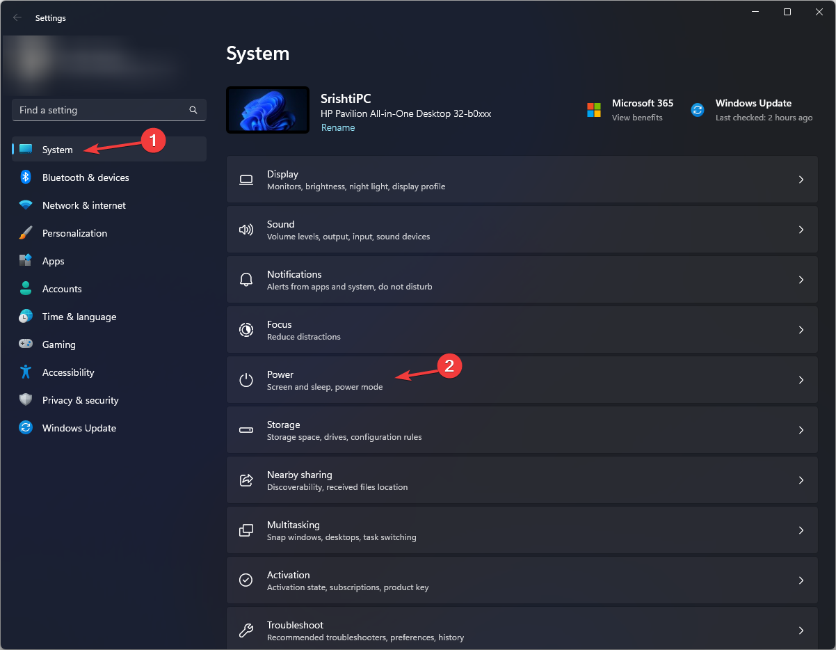 Settings power device manager has multiple processors