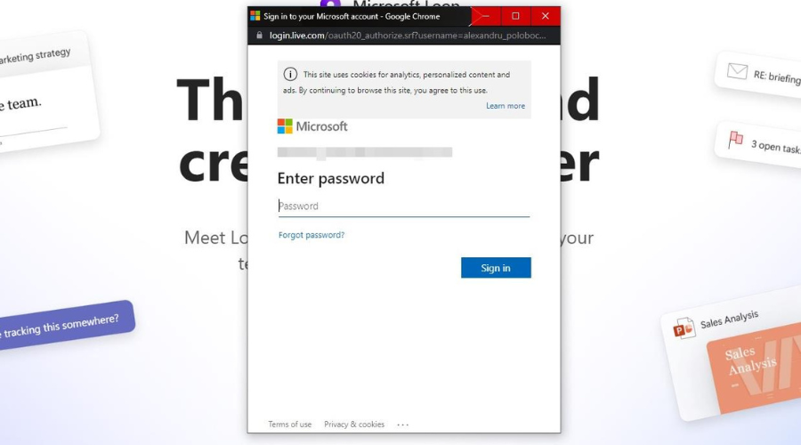 sign in microsoft account