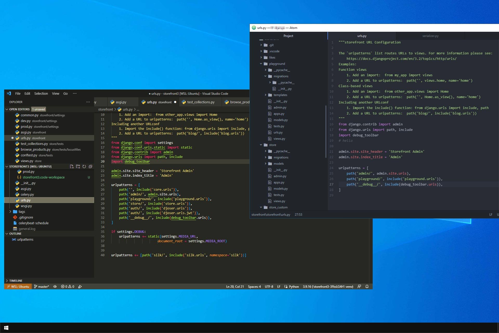 atom vs visual studio code