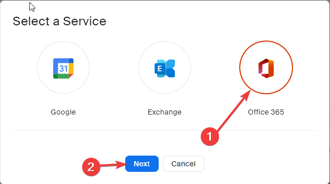 office select zoom outlook plugin not working