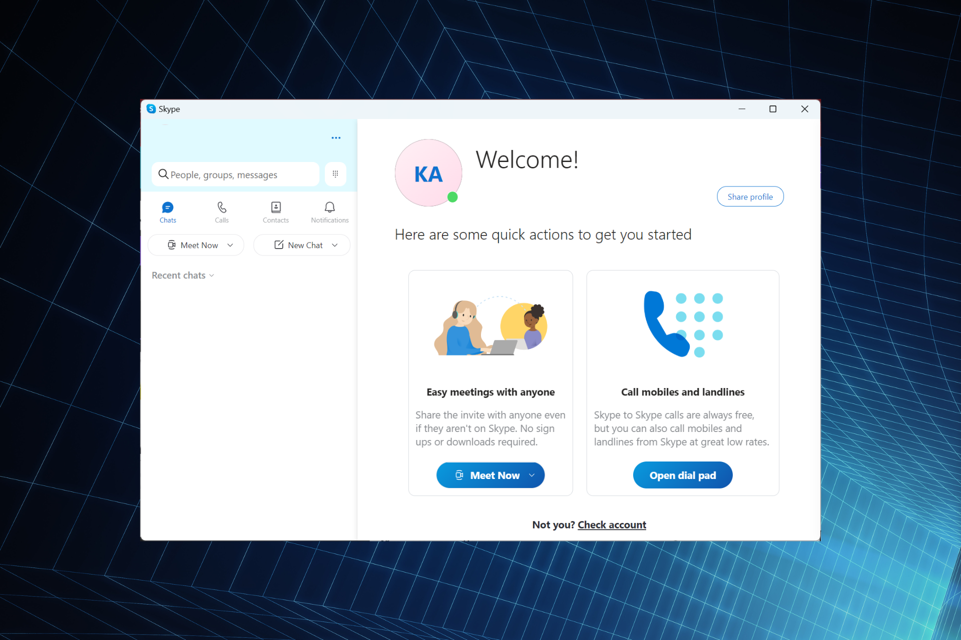 fix skype delayed messages error in Windows