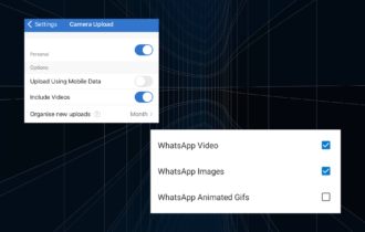 back up whatsapp files to onedrive