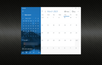 fix calendar not working in Windows 10