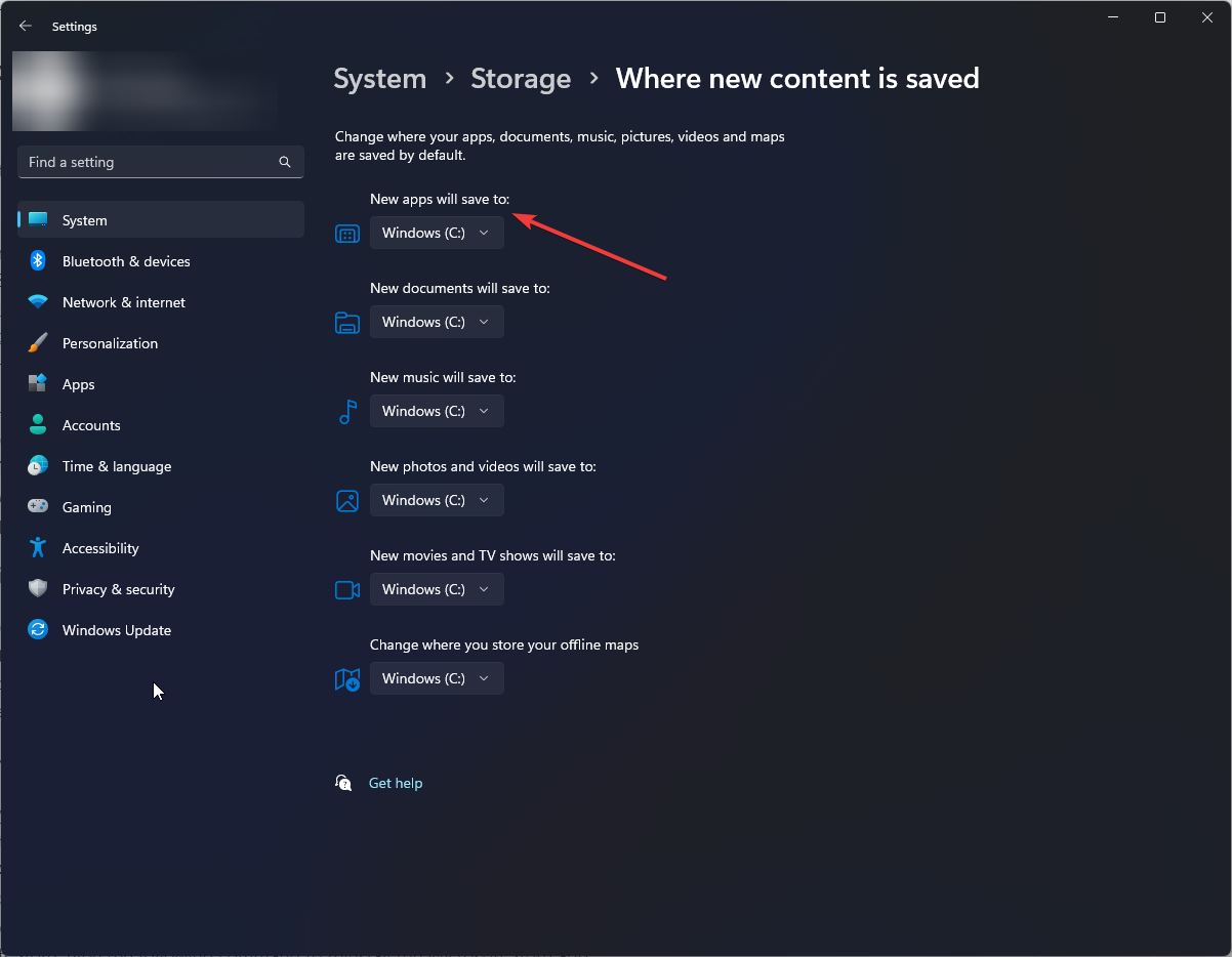 New apps will save to Windows 11