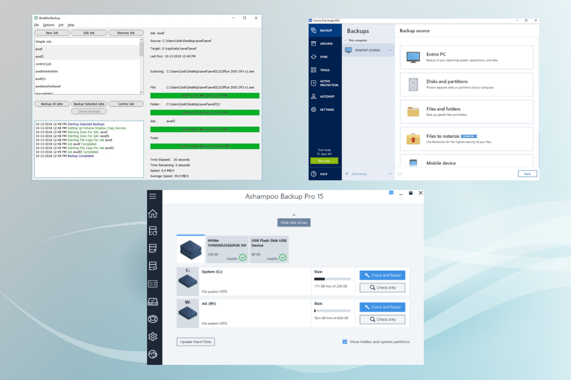 best computer to computer backup software for Windows