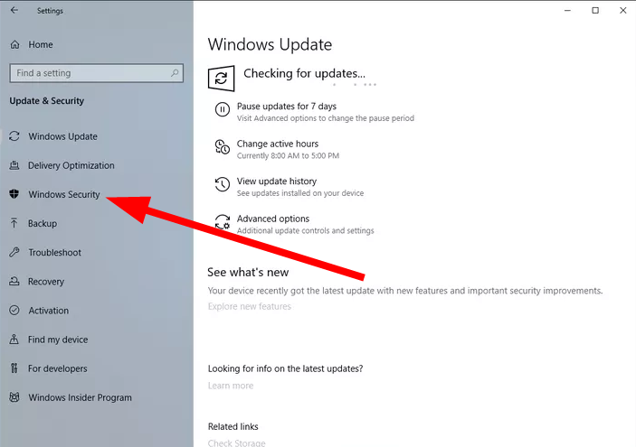 windows security on windows 10