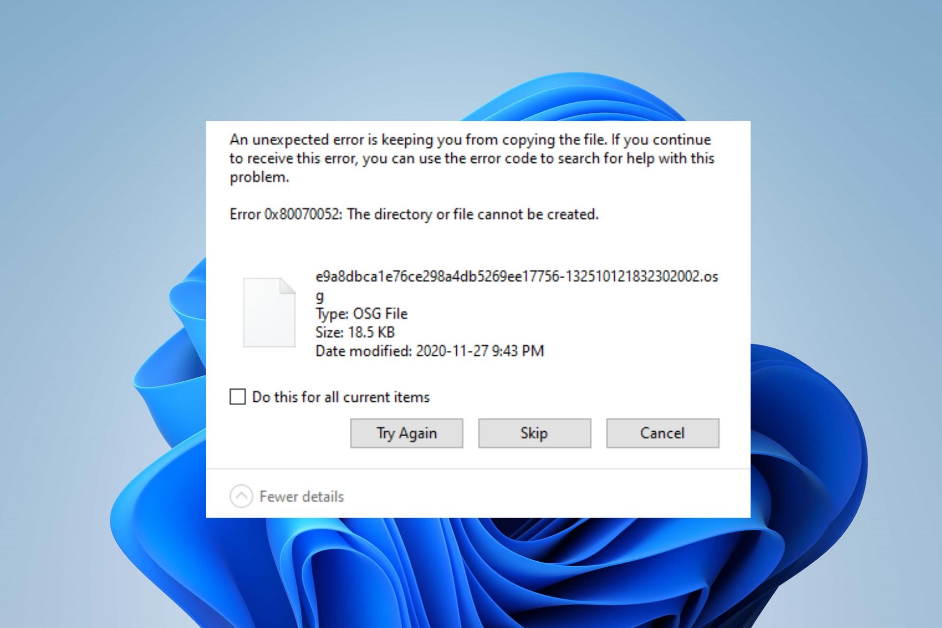 0x80070052