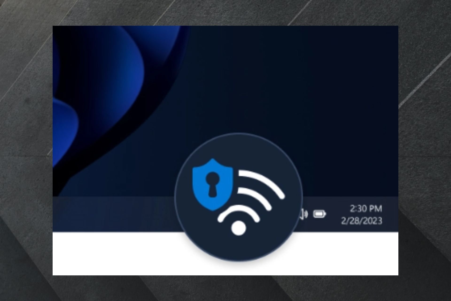 windows 11 vpn status icon