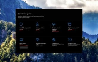 Windows Security shows unknown