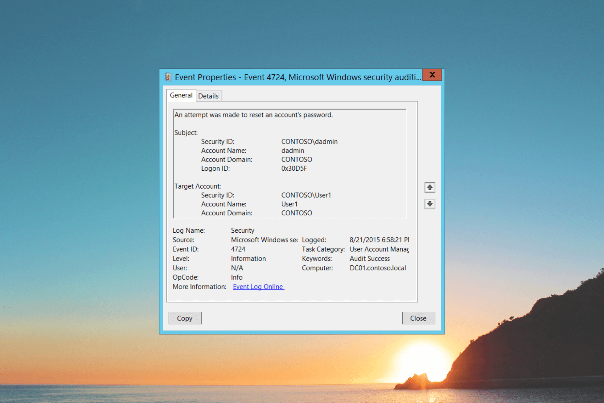 Event ID 4724 An Attempt was Made to Reset an Account [Fix] (1)