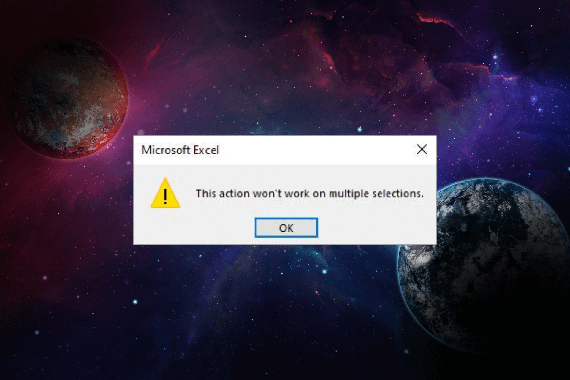 Fix This Action Won't Work on Multiple Selections (1)