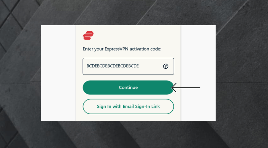 login expressvpn