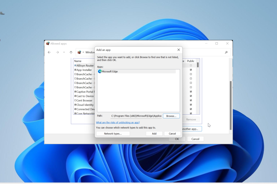block program firewall