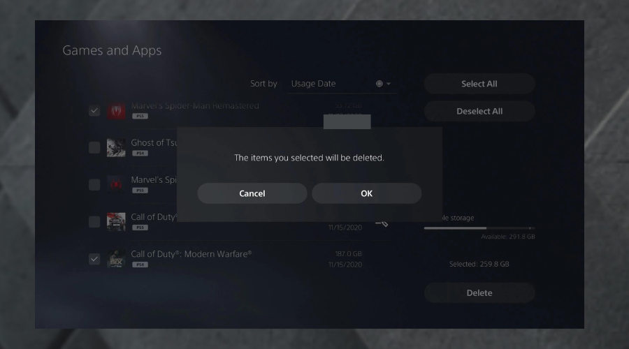 games and apps ps5