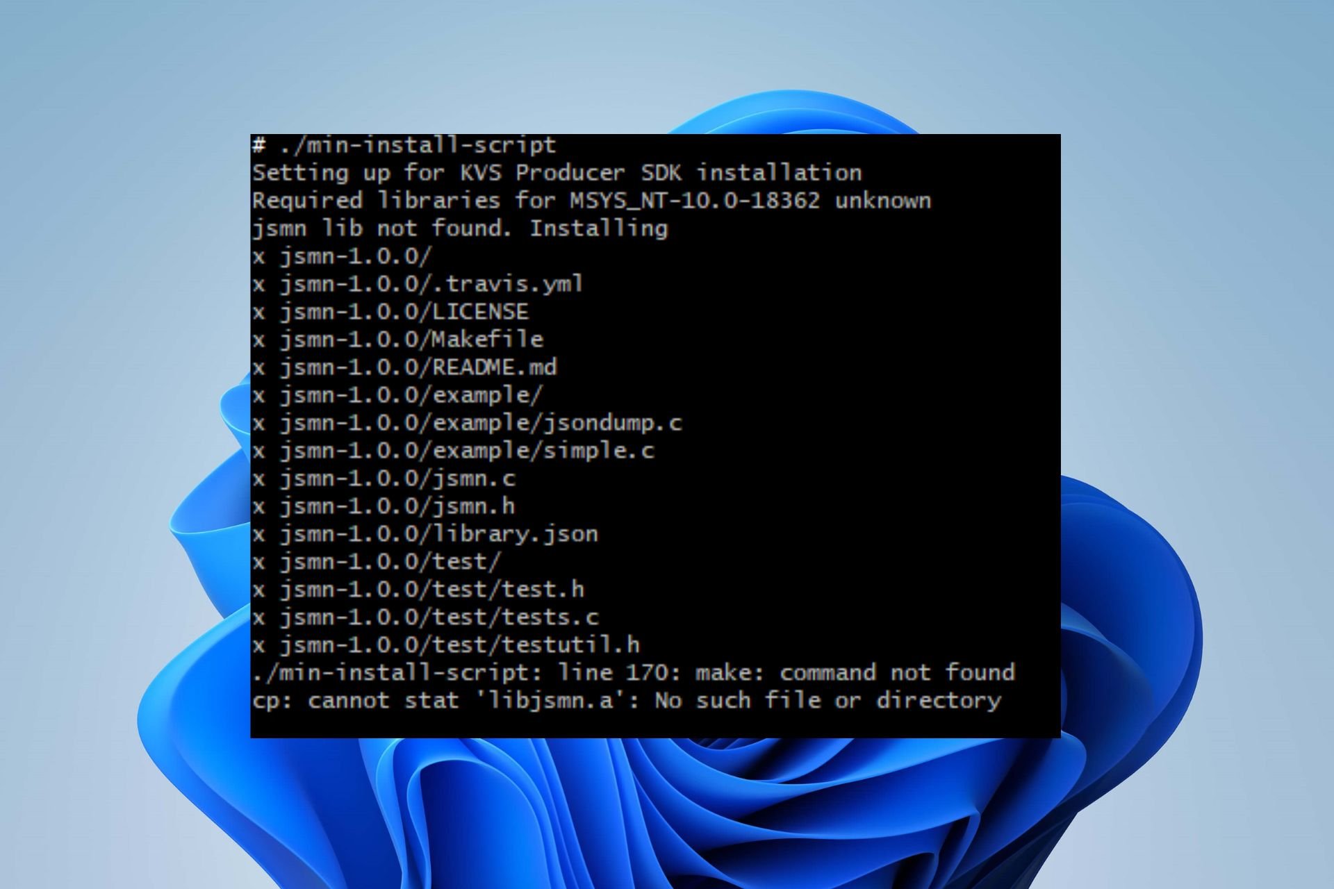 make command not found