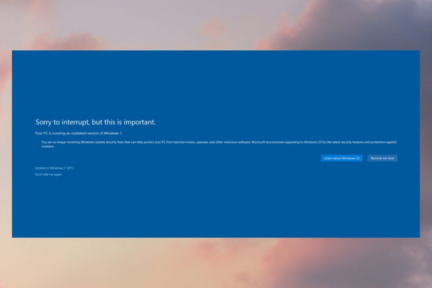 What are the risks of running an obsolete OS