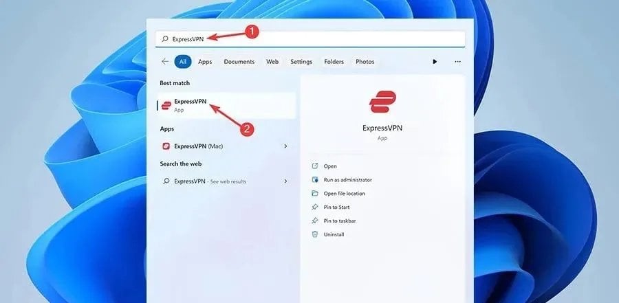 open expressvpn
