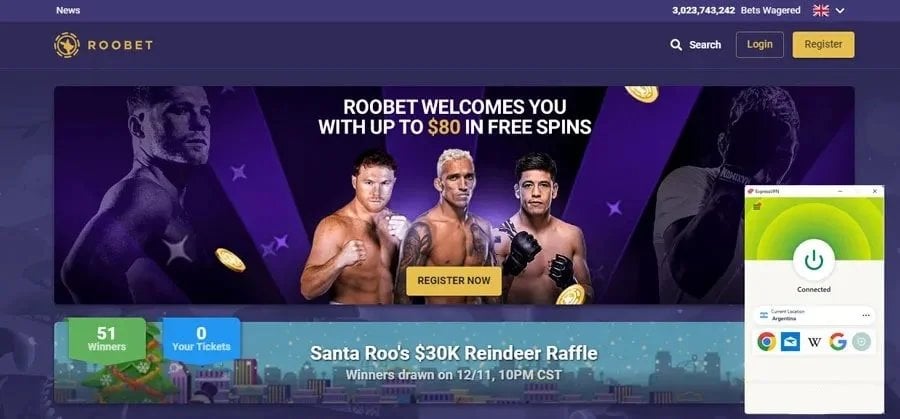 roobet working with vpn