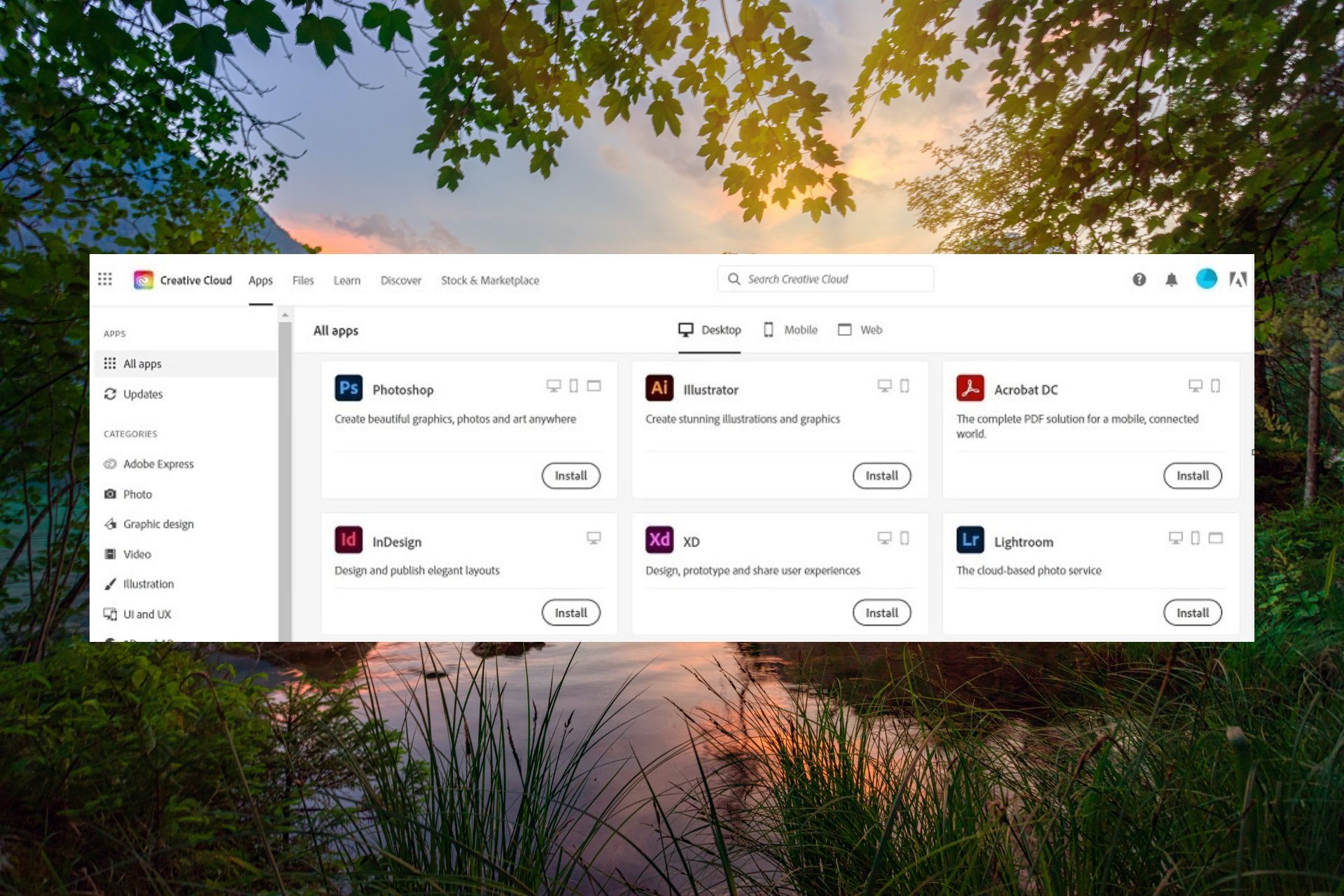 adobe creative cloud does not uninstall