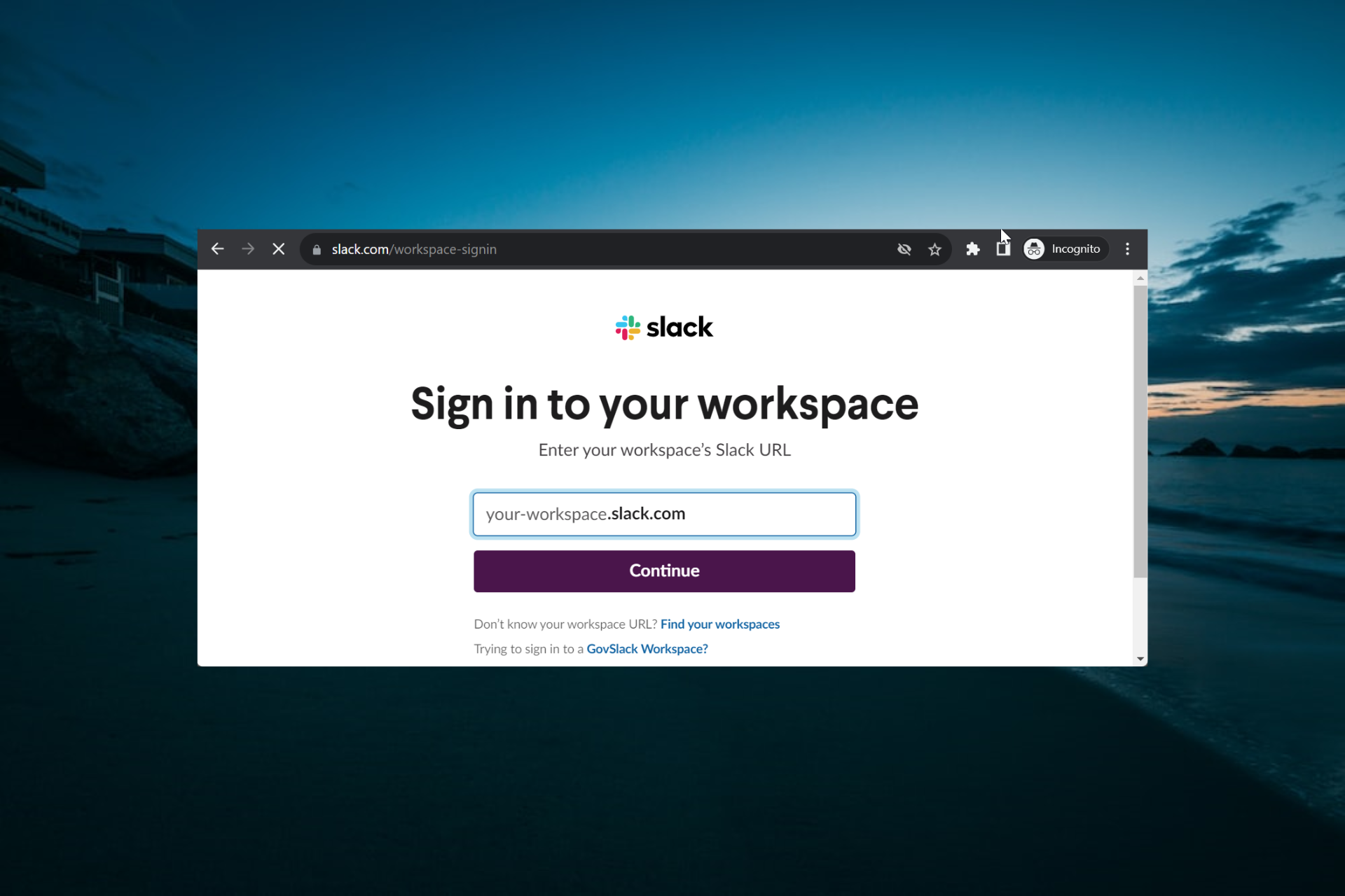 channel no found slack