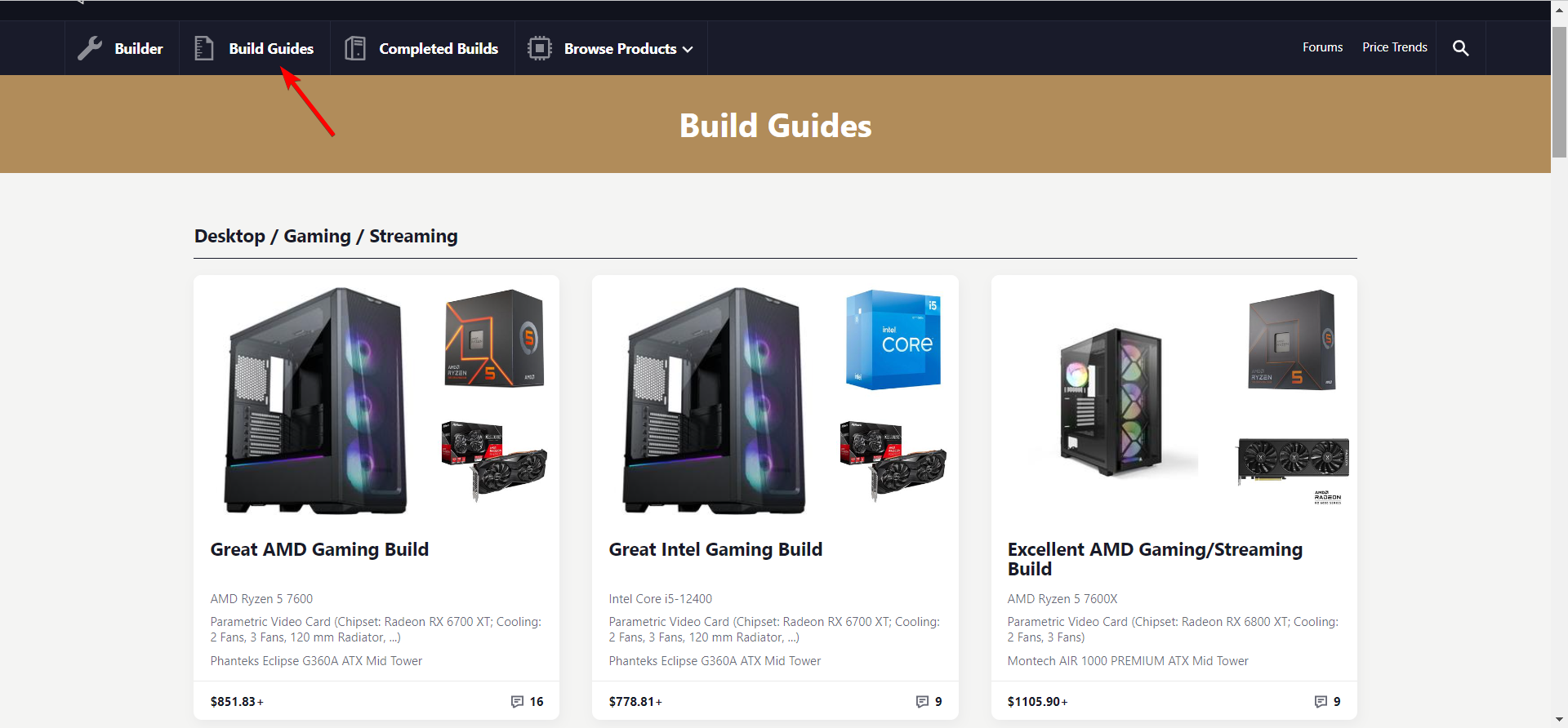 build guides