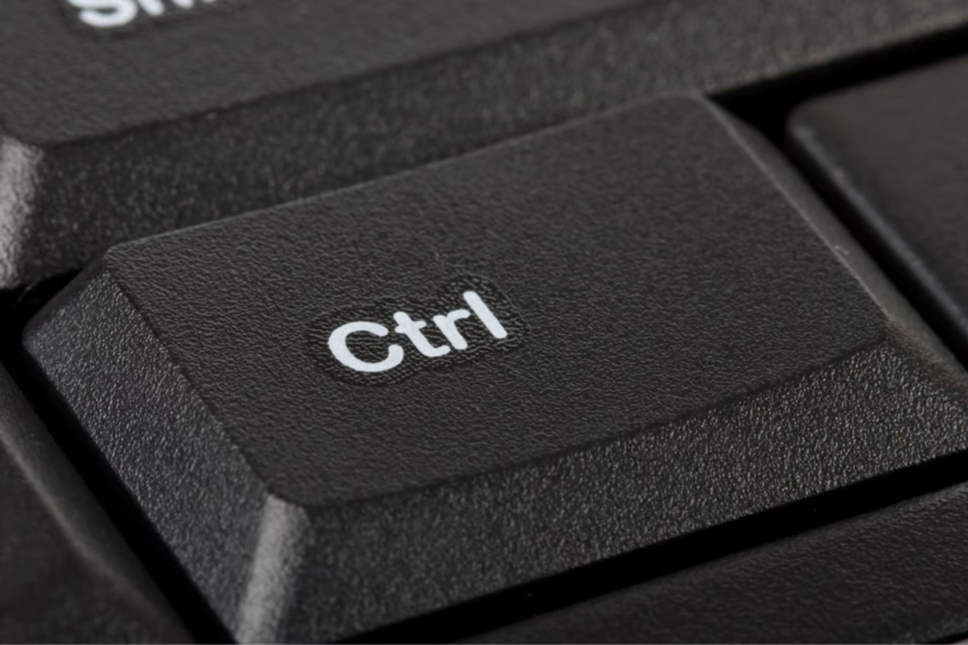 hwo to fix ctrl key not working