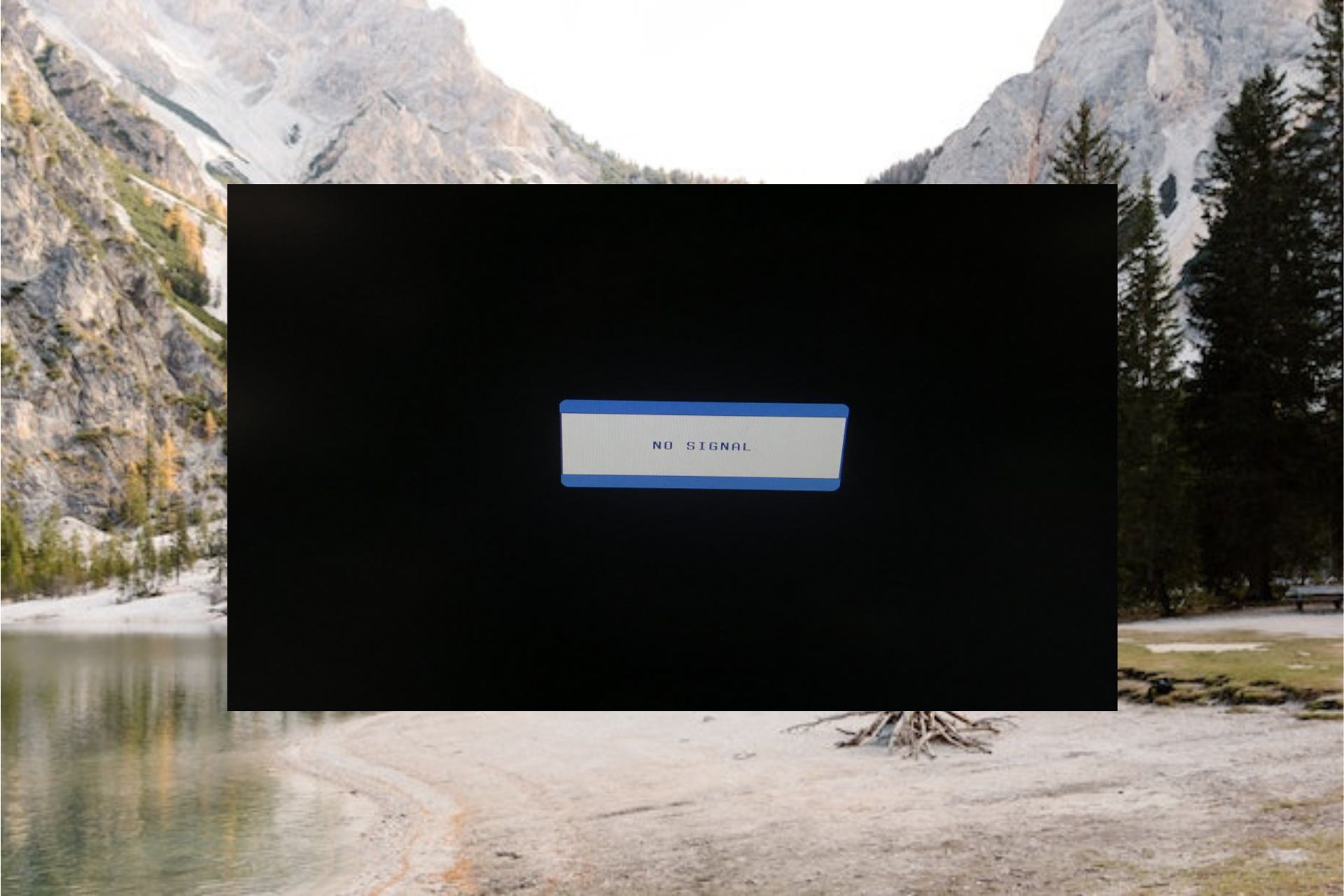no signal on monitor